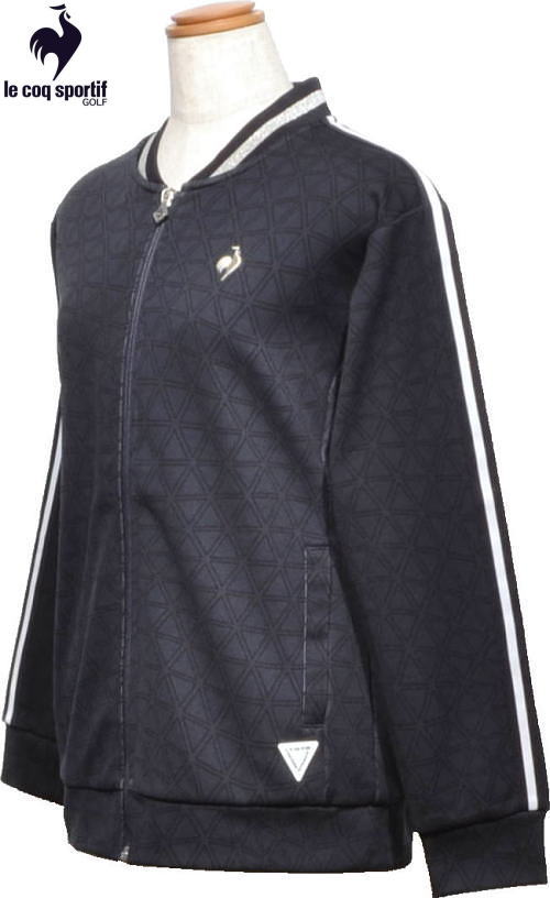 ルコックゴルフ レディース トラックジャケット LG5FJG00L ネイビー