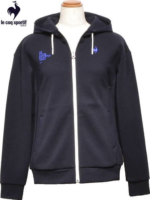 ルコックゴルフ レディース パーカー LG5FSW50L ネイビー