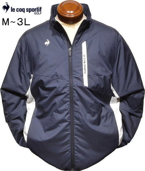 ルコックゴルフ メンズ 中綿入りブルゾン LG5FWB51M ネイビー