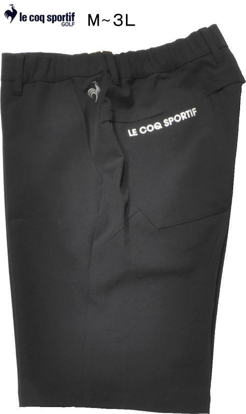 ルコックゴルフ メンズ ショートパンツ LG5SHP00M ブラック