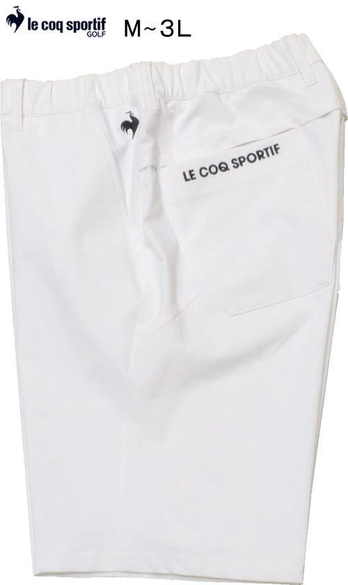ルコックゴルフ メンズ ショートパンツ LG5SHP00M ホワイト
