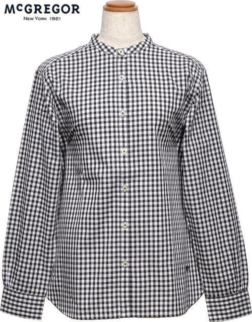 マックレガー レディース 夏向け長袖シャツ 311175110 ネイビー