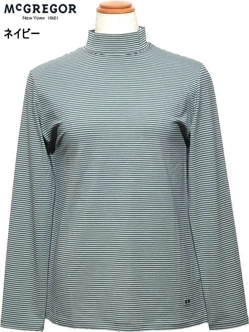 マックレガー レディース ハイネックカットソー 311714603 ネイビー