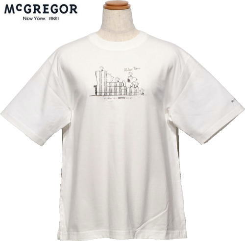 マックレガー レディース スヌーピーコラボTシャツ 311725402 ホワイト