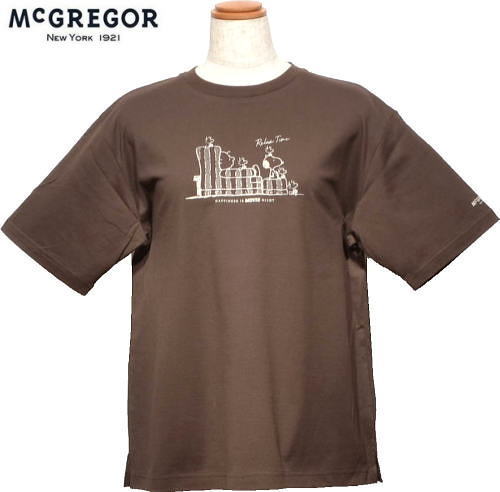 マックレガー レディース スヌーピーコラボTシャツ 311725402 ブラウン