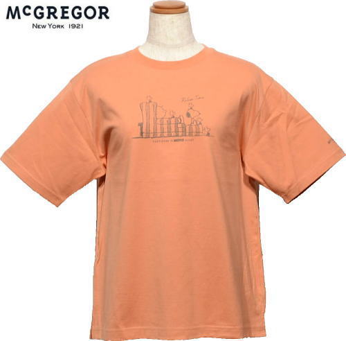 マックレガー レディース スヌーピーコラボTシャツ 311725402 スモークオレンジ