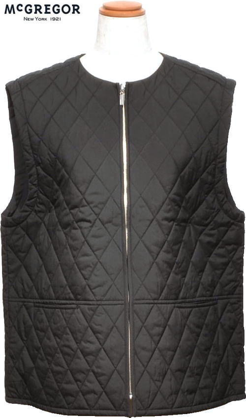 マックレガー レディース 中綿入りアウターベスト 311104602 ブラック