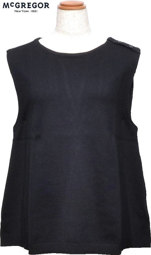 マックレガー レディース ニットベスト 311895202 ネイビー