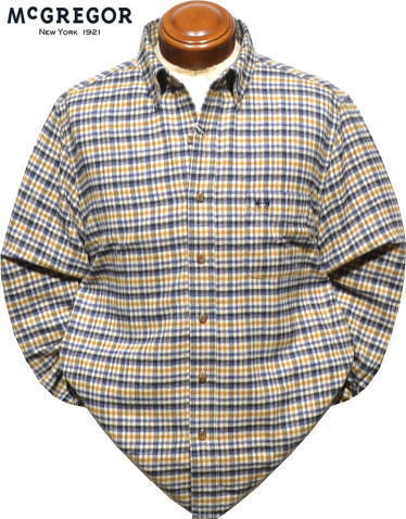 マクレガー　半袖　ボタンダウンシャツ　新品未使用品　メンズ　M  半額以下　水色