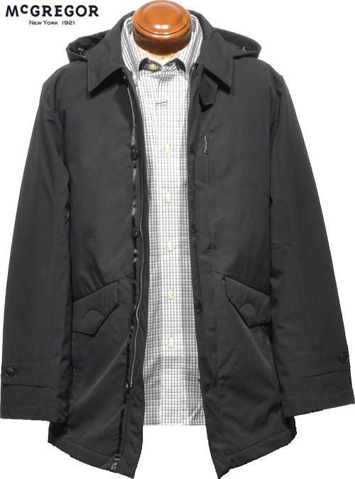 マックレガー メンズ 3WAYダウンハーフコート 111125601 ブラック