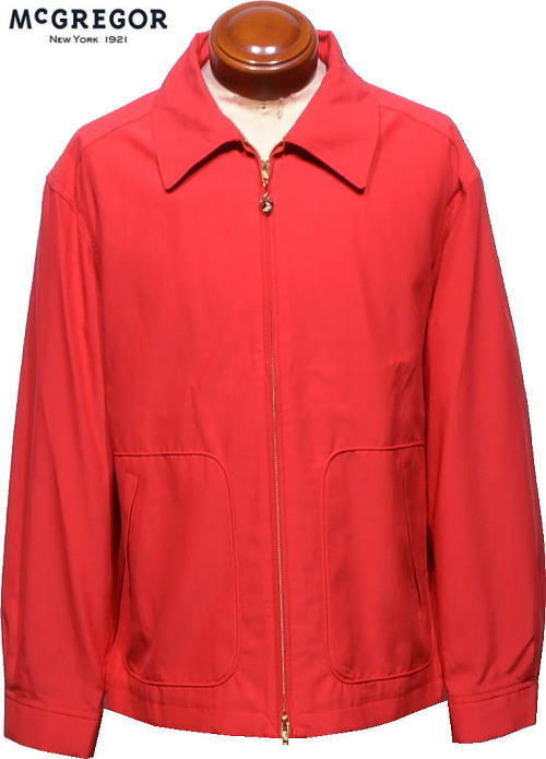 マックレガー メンズ ドリズラージャケット 119115002 レッド