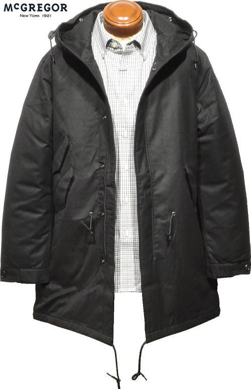 マックレガー メンズ ダウンハーフコート 119127802 ブラック