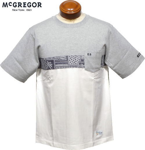 マックレガー　メンズ　Tシャツ　111723501　グレー白