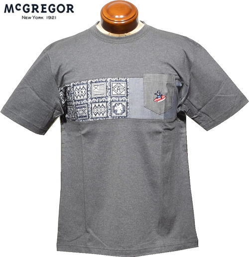 マックレガー メンズ Tシャツ 111725404 ダークグレー