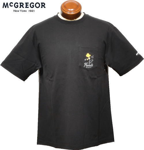 マックレガー メンズ スヌーピーコラボTシャツ 113725403 ブラック