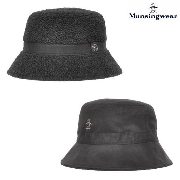 マンシング レディース リバーシブルハット MG5FCP74L ブラック