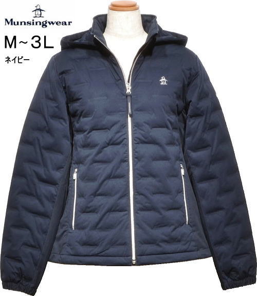 マンシング レディース 中綿入りジャケット MG5FJK24L ネイビー