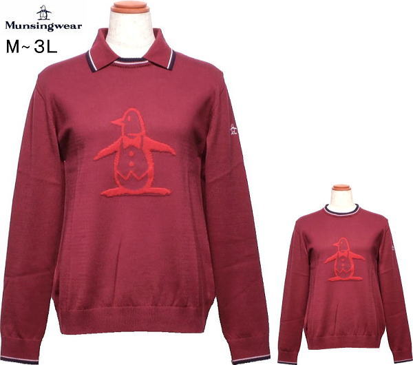 マンシング レディース セーター MG5FST01L ワイン