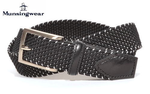 マンシング メンズ ゴムメッシュベルト MG5FBL03M ブラック