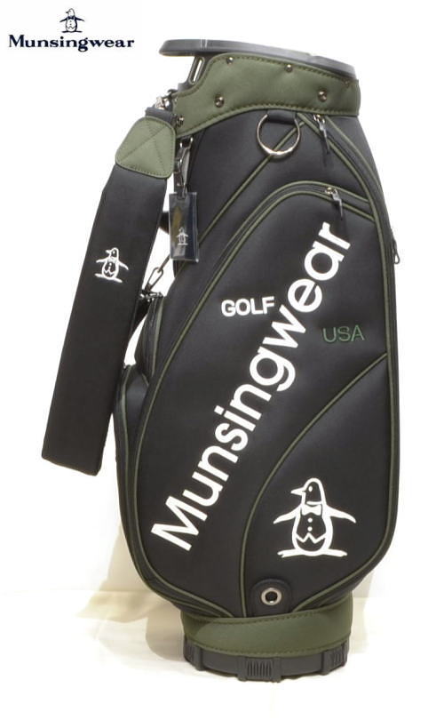 マンシング メンズ キャディバッグ MG5FCB02M ブラック