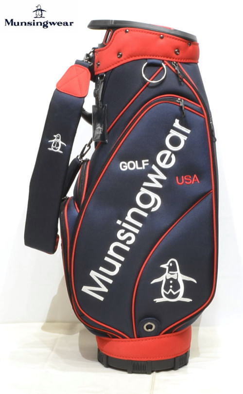 マンシング メンズ キャディバッグ MG5FCB02M ネイビー