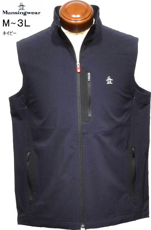 マンシング メンズ アウターベスト MG6SVE21M ネイビー