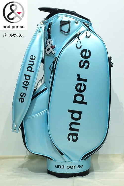 アンパスィ ユニセックスモデル キャディバッグ AUS7306 パールサックス